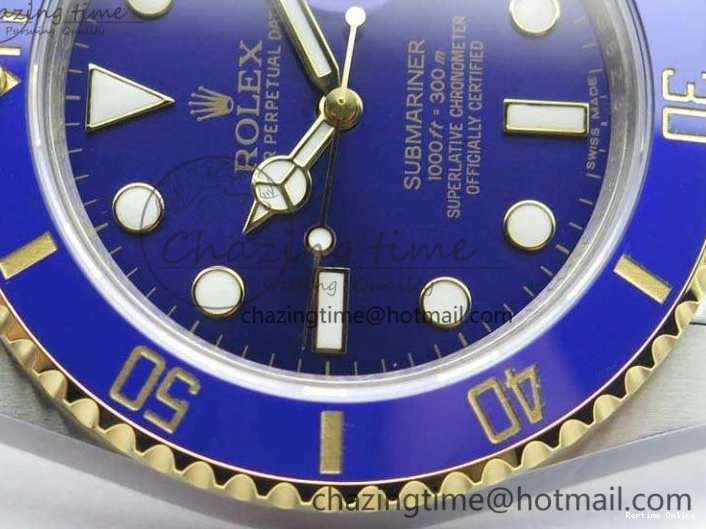 0401 Submariner 116613LB Wrapped SS YG VRF 1:1 Best Edition Blue Dial A Fashionable 3533